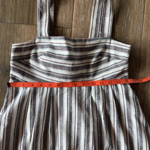French Connection linen blend, lined, tie back sundress size 6 - Picture 5 of 11